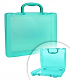 Портфель-кейс Стамм зелёный, тонированный __