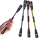 Ручка гелевая "Пенспиннер" черная 0,5мм, черный корпус, с утяжелителями, цвета ассорти  №А35