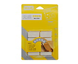 Клеевые стикеры 2ст. 16*35мм "Прямоугольные" 40шт, на вспененной основе, на блистере