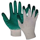 Перчатки х/б с одностор.латексным покрытием 13класс цвет ассорти