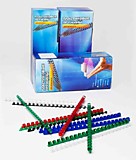 Пружина для переплёта пластиковая 25мм синий 50шт