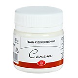 Гуашь "Сонет" белила титановые 40мл 