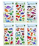 Наклейки Mazari "ДИНОЗАВРЫ" 10*22см, 6 дизайнов