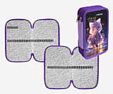 Пенал deVENTE "Chiisana Hoshi" 205*120мм, двухстворчатый прямоугольный, на молнии