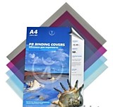 Обложка А4 400мкм матовые прозр/бесцветный 50шт ПП