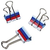 Зажим 25мм Staff "Триколор"