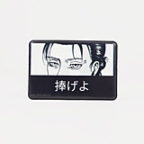 Обложка для проездного "Аниме" цвет черный/белый