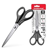 Ножницы Erich Krause 180мм "Megapolis" с 4D лезвиями, серо-черный  