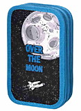 Пенал ЮНЛАНДИЯ 2отд. 19*11см Space smile ламинированный картон,