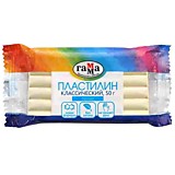 Пластилин Гамма белый 50г "Классический" 