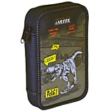 Пенал deVente "Raptor City" 20,5*12см двухстворчатый прямоугольный, на молнии, картон с покрытием