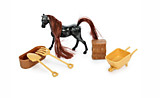 Сувенир "Лошадь с аксессуарами" пакет BYL33025-1