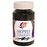 Краска акриловая Луч 100мл черная