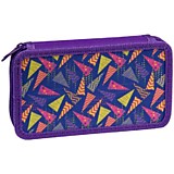 Пенал Спейс "Фиолетовый принт" 190*110, 2отд.,ткань