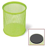 Подставка-стакан Brauberg "Germanium" св-зелен.,металл.,100х89мм, круглое основание