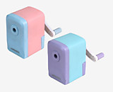 Точилка механическая deVENTE" 9*4,8*7,8см 1отв., с контейнером, ассорти 2 цвета 