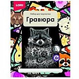 Гравюра "Очаровательный енот"