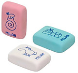 Ластик Milan "4080" 23*19*9мм, ассорти