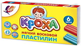 Пластилин 6цв/99гр Луч "Кроха" мягкий восковой