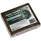 Пластилин 500гр Гамма скульптурный оливковый мягкий 