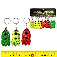 Брелок светоотражающий "Ракета", ПВХ