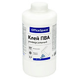 Клей ПВА 2,3кг OfficeSpace без дозатора, банка																												