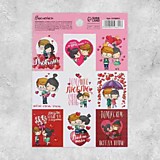 Наклейки "Любовь это" 11*15,5см