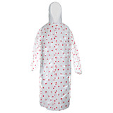 Дождевик-плащ взрослый, р. 46-48, сердечки	