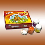 Гуашь 12цв Гамма "Мультики" 20мл