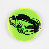 Светоотражающий значок «Авто» d=5,8см цвет МИКС	