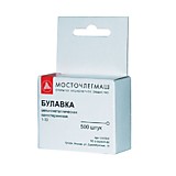 Булавки офисные Мосточлег 30мм 500шт карт.коробка