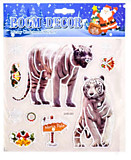 Наклейка "Новогодняя" 18*22см 6 видов