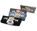 Пенал-косметичка "Мишка в свитшоте" текстиль, на молнии, ассорти