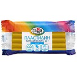 Пластилин Гамма желтый 50г "Классический"  
