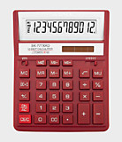 Калькулятор SKAINER SK-777XRD 12-разряд красный 157*200*32мм настольный (SDC-888XRD)