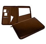 Папка деловая Канцбург "Люкс" №2 коричневая кожзам