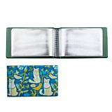 Визитница на 28 карт "Кот бирюза" ДПС