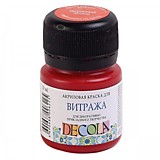 Акрил для витража Оранжевая 20мл Декола
