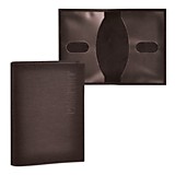 Обложка для паспорта Befler "Грейд" коричн.,натур.кожа, тиснение "Pasport"