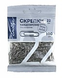 Скрепки 22мм 100шт Глобус (Рыльск) в пакете