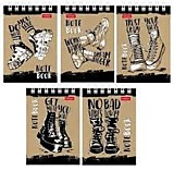 Блокнот А7 40л Hatber "Today vibes" нелин, гребень