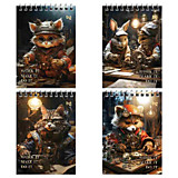 Блокнот А6 40л BG "Стимпанк" на гребне													