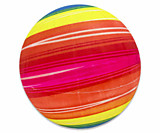 Мяч ПВХ "Радужный" 18см, полосы 