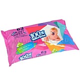 Салфетки влажные 63шт "100% Чистоты. дет с алоэ"