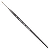 Кисть Синтетика мягкая №00 под колонок, круглая, короткая ручка Brauberg ART