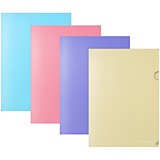 Папка-уголок А4 Erich Krause "Diagonal Pastel" непрозрачная, ассорти