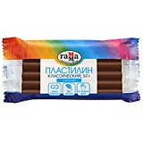 Пластилин Гамма коричневый 50г "Классический" 