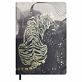 Ежедневник А5 недатир. Феникс+ "Тигр" 120л кожзам