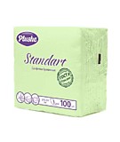 Салфетки 100шт 24*24см "Plushe Standart" салатовый