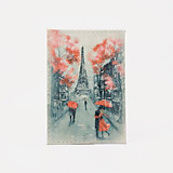 Обложка для проездного "Париж" цвет белый